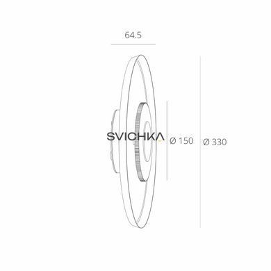 Настінний світильник Skarlat RWLB182 5W BK 3000K, Чорний