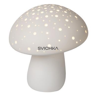 Настільна лампа Lucide FUNGO 1xE14 White, WHITE