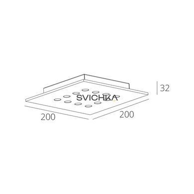 Точечный светильник Skarlat RSLC78063 12&times;1.5W WH+BK 4000K