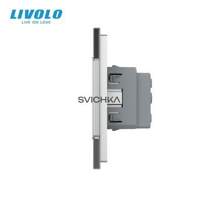 Розетка пятиместная с заземлением Livolo