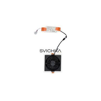 Врізний точковий світильник Nowodvorski CL DIA LED 18W 3000K, White/Black, Білий, Чорний, Білий, Чорний