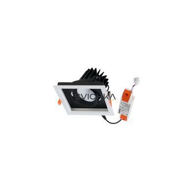 Врізний точковий світильник Nowodvorski CL DIA LED 18W 3000K, White/Black, Білий, Чорний, Білий, Чорний