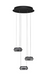Подвесной светильник Nova luce 9236102 JAILYN 3, Black