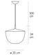 Підвісний світильник Fontana Arte Cheshire medium, White