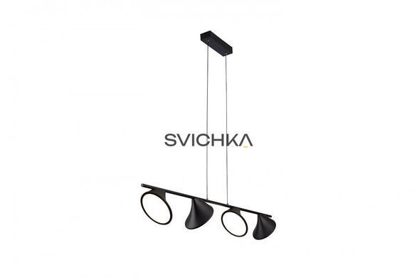 Люстра Azzardo AZ2696 Clamor Black matt, Чорний, Білий, Чорний