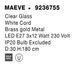 Підвісний світильник Nova luce MAEVE 3 Gold, Золото, Золотий, Прозорий