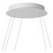 Подвесной светильник Lucide TRINITI &Oslash; 80 cm LED Dim. 3000K White, WHITE, Белый, Белый