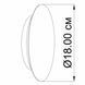 Бра Iimperium light Mushroom, 4000K, 18см, White