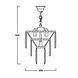Люстра Zuma Line Amedeo 4, Chrom/Transparent
