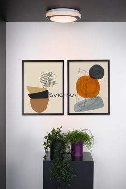 Стельовий світильник для ванної Lucide DIMY &Oslash; 28,6 cm LED Dim. 1x12W 3000K IP21 Black, BLACK