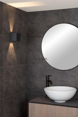 Настенный точечный светильник для ванной Lucide AXI LED 2x7W 2700K IP54 Adjustable beam angle Black