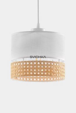 Підвісний світильник TK-Lighting PAGLIA 1S, White/Beige