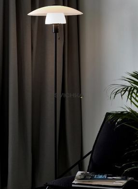 Торшер Nordlux Verona Black/White, Black & White, Чорний, Білий