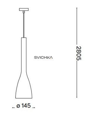 Підвісний світильник Ideal Lux FLUT SP1 BIG Білий 035666