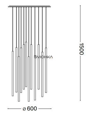 Подвесной светильник Ideal Lux Filo sp12