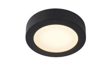 Стельовий світильник для ванної Lucide BRICE LED &Oslash; 18 cm LED Dim. 1x12W 3000K IP44 Black, BLACK