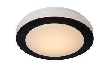 Стельовий світильник для ванної Lucide DIMY &Oslash; 28,6 cm LED Dim. 1x12W 3000K IP21 Black, BLACK