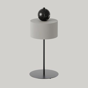 Настільна лампа Aromas NAC149/S Curn, Black/Grey