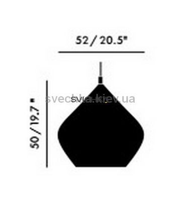 Підвісний світильник Tom Dixon BEAT STOUT BLS04WH-PEUM