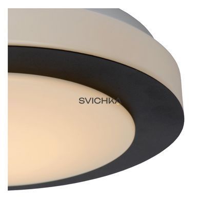 Стельовий світильник для ванної Lucide DIMY &Oslash; 28,6 cm LED Dim. 1x12W 3000K IP21 Black, BLACK