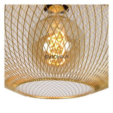 Потолочный светильник Lucide MESH &Oslash; 45 cm 1xE27 Matt Gold / Brass