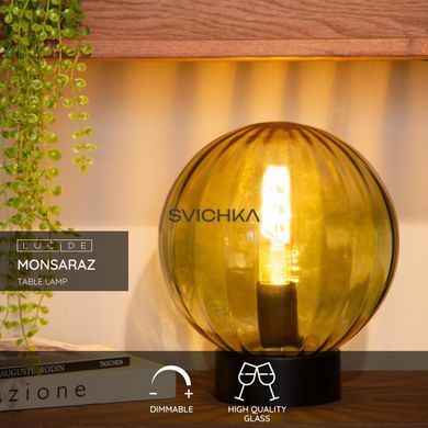 Настольная лампа Lucide MONSARAZ &Oslash; 25 cm 1xE27 Green