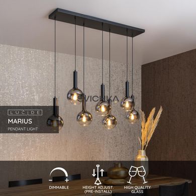 Подвесной светильник Lucide MARIUS 7xE27 Black