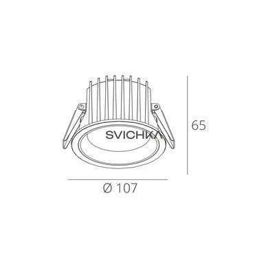 Точечный светильник Skarlat RDL73027-3.5 12W WH+CHR 4000K