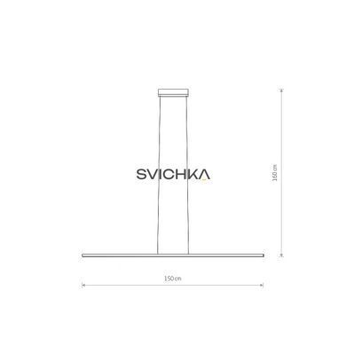 Підвісний світильник Nowodvorski BAR LED M, 4000K, Black, Чорний, Чорний, Чорний