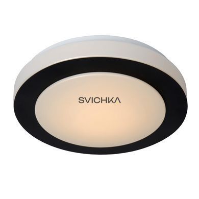 Стельовий світильник для ванної Lucide DIMY &Oslash; 28,6 cm LED Dim. 1x12W 3000K IP21 Black, BLACK