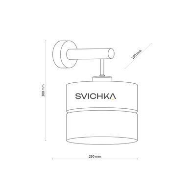 Бра TK-Lighting ECO, Gray/Beige, серый, бежевый, Бежевий, Сірий