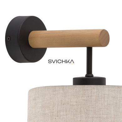 Бра TK-Lighting ECO, Gray/Beige, серый, бежевый, Бежевий, Сірий