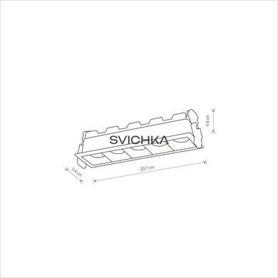 Врізний світильник Nowodvorski MIDI LED 20W 3000K Black
