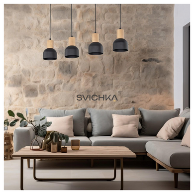 Підвісний світильник TK Lighting CAIRO 4, Black
