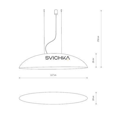 Підвісний світильник Nowodvorski CANOE WHITE PL, Білий, Білий