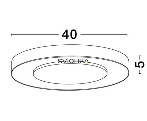 Накладной светильник Nova luce PADA 40