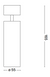 Спот Ideal Lux 231495 Dynamite pl1, White