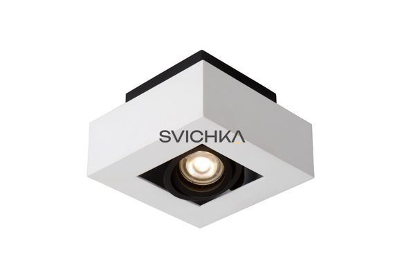 Стельовий точковий світильник Lucide XIRAX LED Dim to warm GU10 1x5W 2200K/3000K White, WHITE
