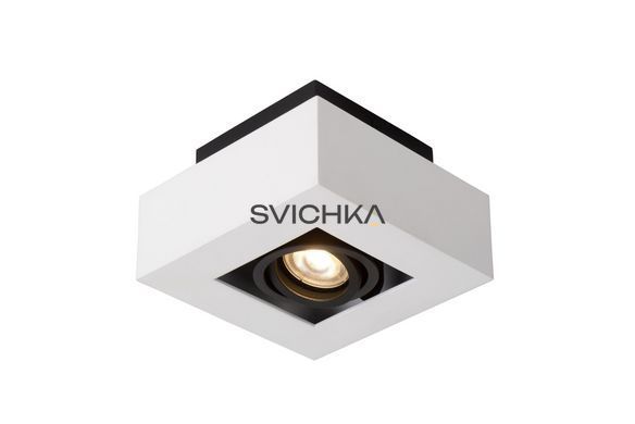 Стельовий точковий світильник Lucide XIRAX LED Dim to warm GU10 1x5W 2200K/3000K White, WHITE