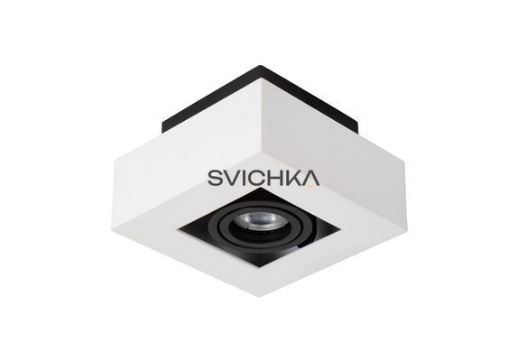 Стельовий точковий світильник Lucide XIRAX LED Dim to warm GU10 1x5W 2200K/3000K White, WHITE