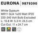 Подсветка Nova luce Eurona 1 GU4 White