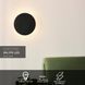 Настінний світильник Lucide EKLYPS LED &Oslash; 25 cm LED 1x9W 3000K Black, BLACK, Чорний, Чорний
