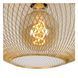 Потолочный светильник Lucide MESH &Oslash; 45 cm 1xE27 Matt Gold / Brass, Matt Gold / Brass
