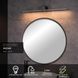Настінний світильник для ванної Lucide MIZAR LED 1x6W 2700K IP44 Black, BLACK
