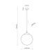 Підвісний світильник TK Lighting ESME 350, White
