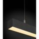 Подвесной светильник  SLV Q-LINE DALI SINGLE, 1500mm, черный