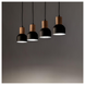 Підвісний світильник TK Lighting CAIRO 4, Black