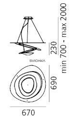 Подвесной светильник Artemide Pirce mini 1237010A