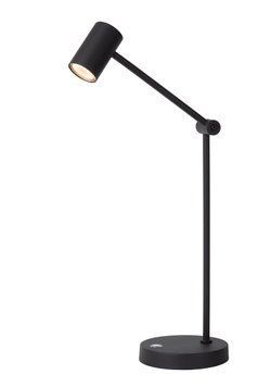Акумуляторна настільна лампа Lucide TIPIK Battery pack/batteries LED Dim. 1x3W 2700K Black, BLACK