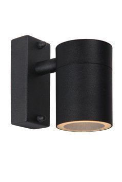 Настінний точковий світильник Lucide ARNE-LED Indoor/Outdoor &Oslash; 6,3 cm LED GU10 1x5W 2700K IP44 Black, BLACK